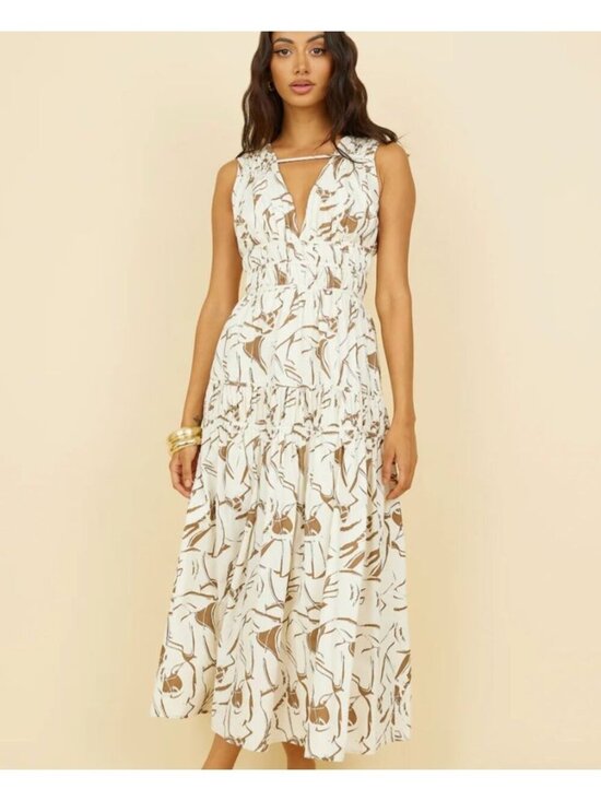 All About May Dresses & Skirts - All About May Through the Trees Maxi Dress White Size US 6